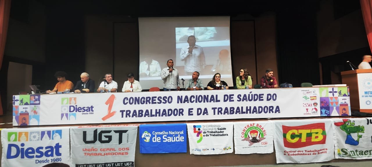 1º Congresso Nacional de Saúde do Trabalhador e da Trabalhadora 1º Congresso Nacional de Saúde do Trabalhador e da Trabalhadora