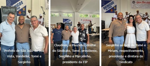 Químicos de São João da Boa Vista realizam festa para categoria