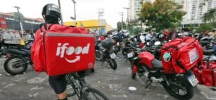 entregadores mantêm greve