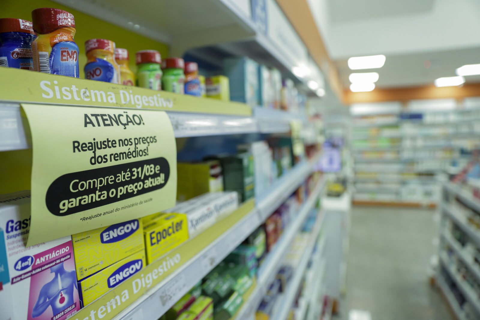 Aumento dos medicamentos Aumento dos medicamentos