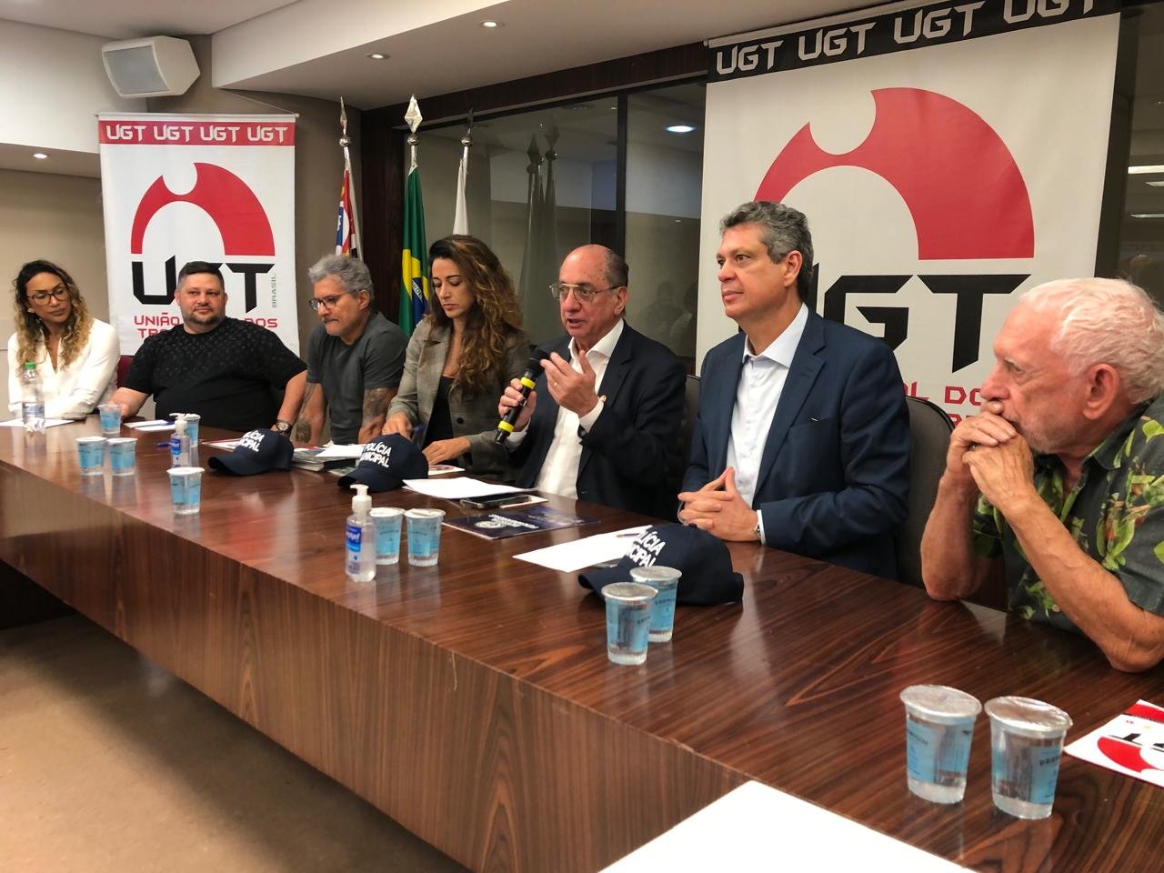 Ministro Márcio Macedo na UGT com Ricardo Patah e dirigentes Ministro Marcio Macedo na UGT com Ricardo Patah e dirigentes