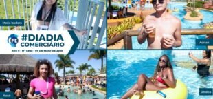 Participantes do 1º de Maio dos Comerciários