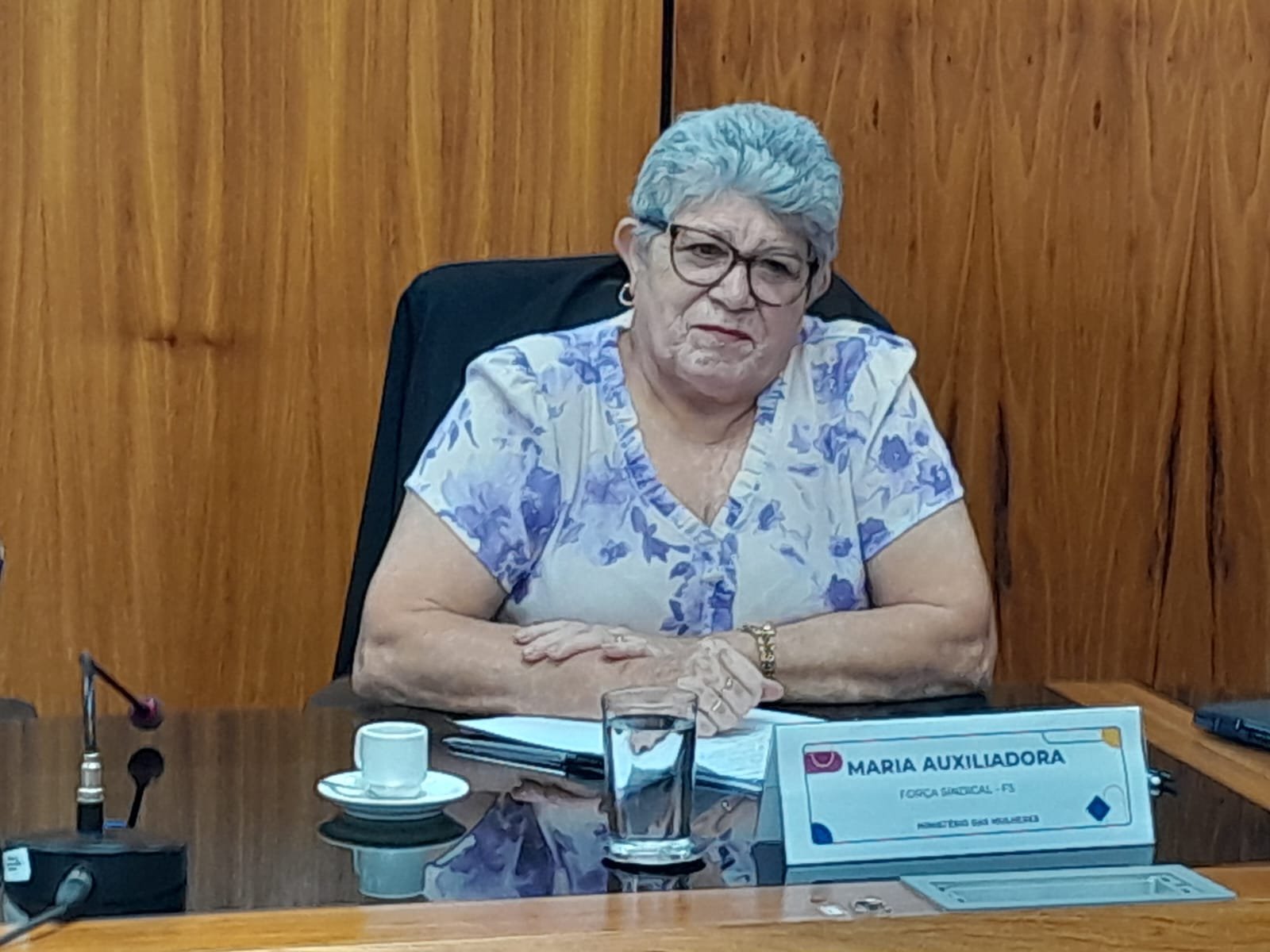 Maria Auxiliadora no Fórum pela Autonomia Econômica