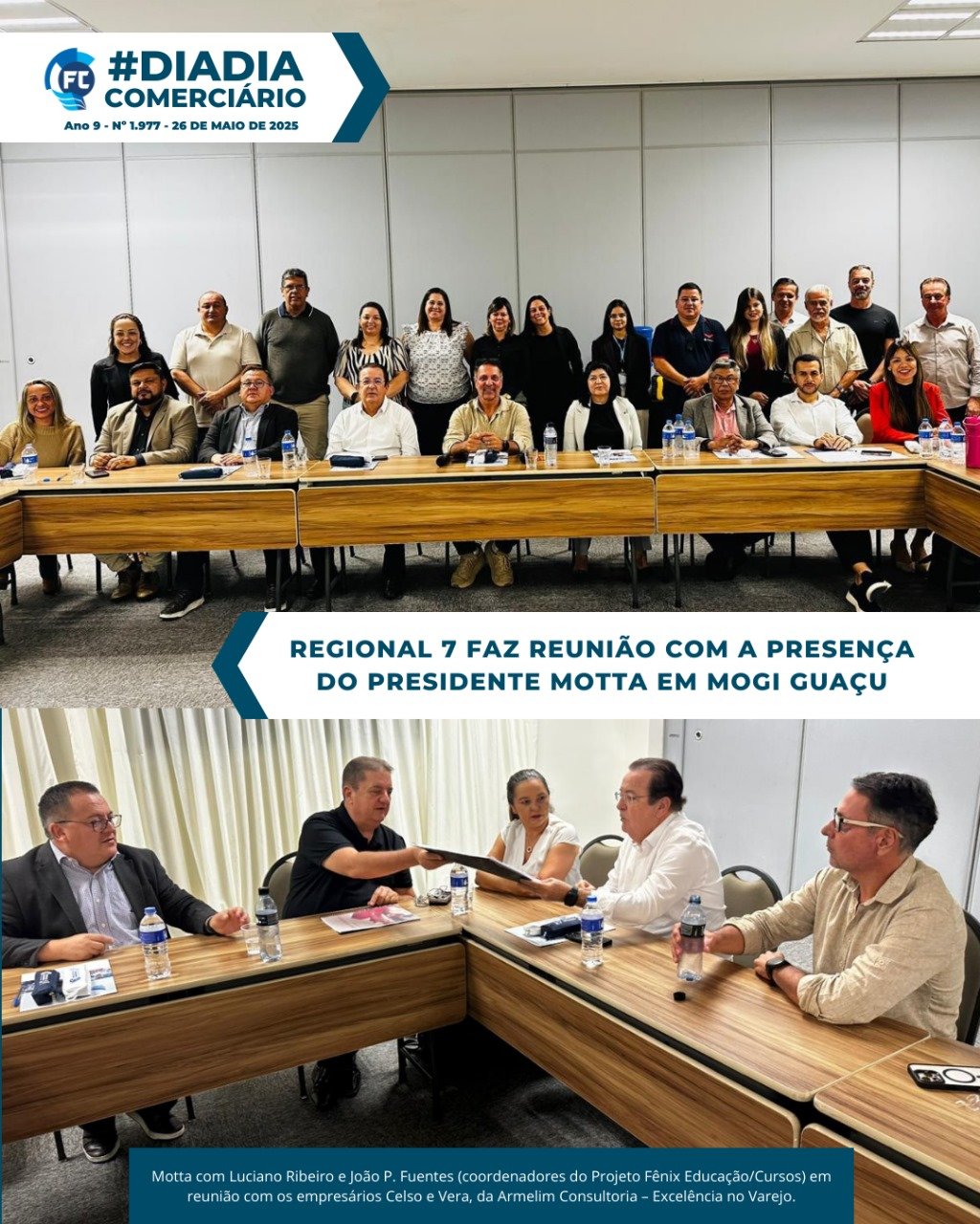 Motta se reúne com comerciários para discutir demandas da categoria Motta se reúne com comerciários para discutir demandas da categoria