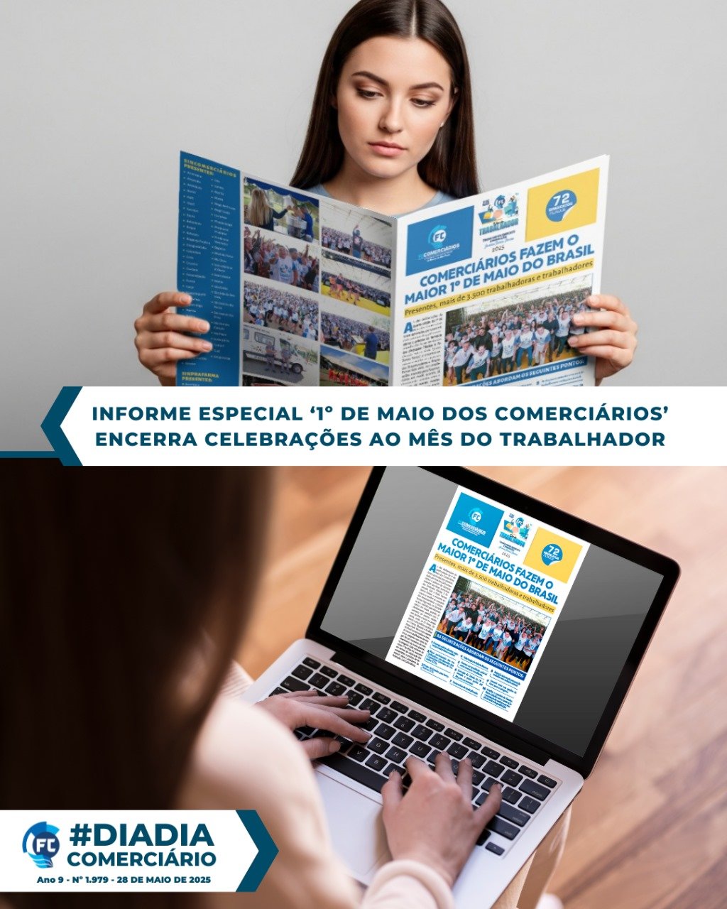 Fecomerciários apresenta especial sobre 1º de Maio dos Comerciários Fecomerciários apresenta especial sobre 1º de Maio dos Comerciários