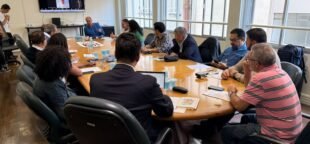 A reunião da UNI Global Union foi na sede do Sindicato dos Comerciários de São Paulo