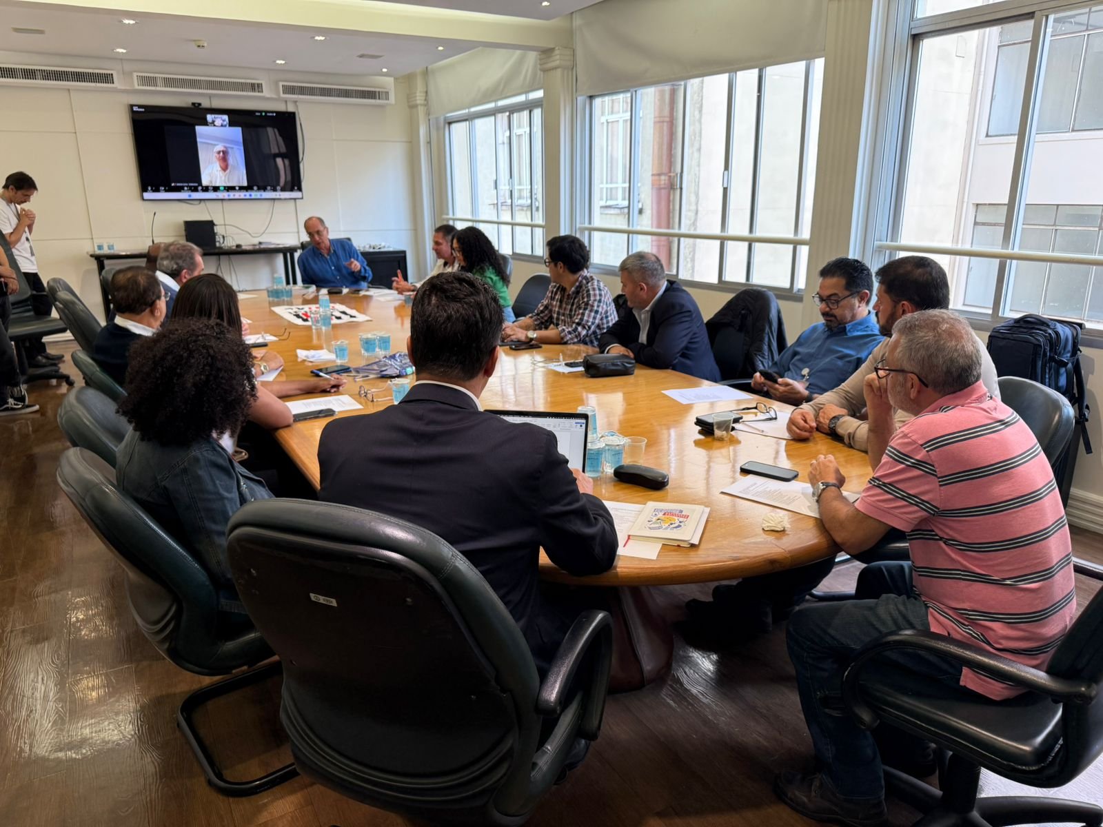 A reunião da UNI Global Union foi na sede do Sindicato dos Comerciários de São Paulo A reunião da UNI Global Union foi na sede do Sindicato dos Comerciários de São Paulo