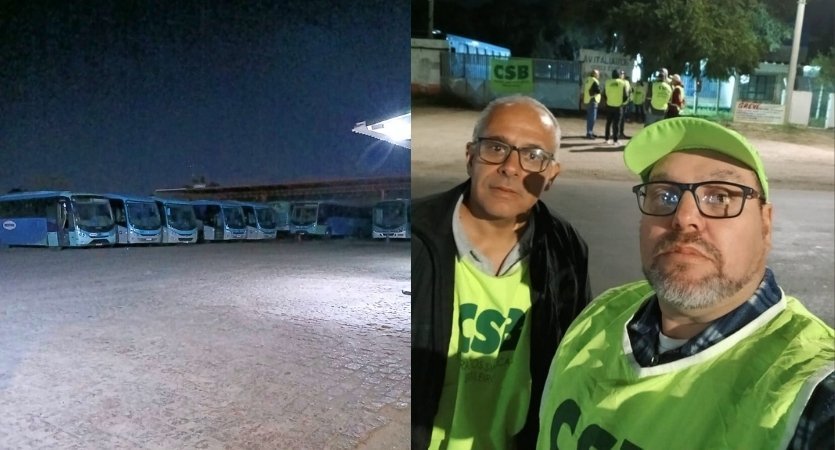 Rodoviários de Rio Grande entram em greve por reajuste salarial, bônus de acúmulo de funções e volta do plano de saúde. Rodoviários de Rio Grande entram em greve por reajuste salarial, bônus de acúmulo de funções e volta do plano de saúde.