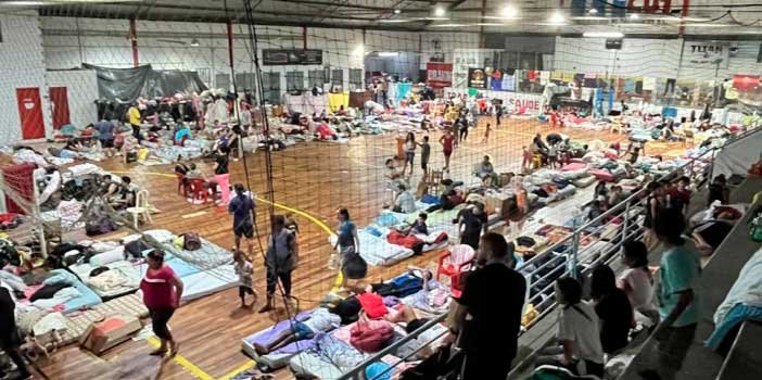 Metalúrgicos de São Leopoldo/RS lembram um ano das enchentes