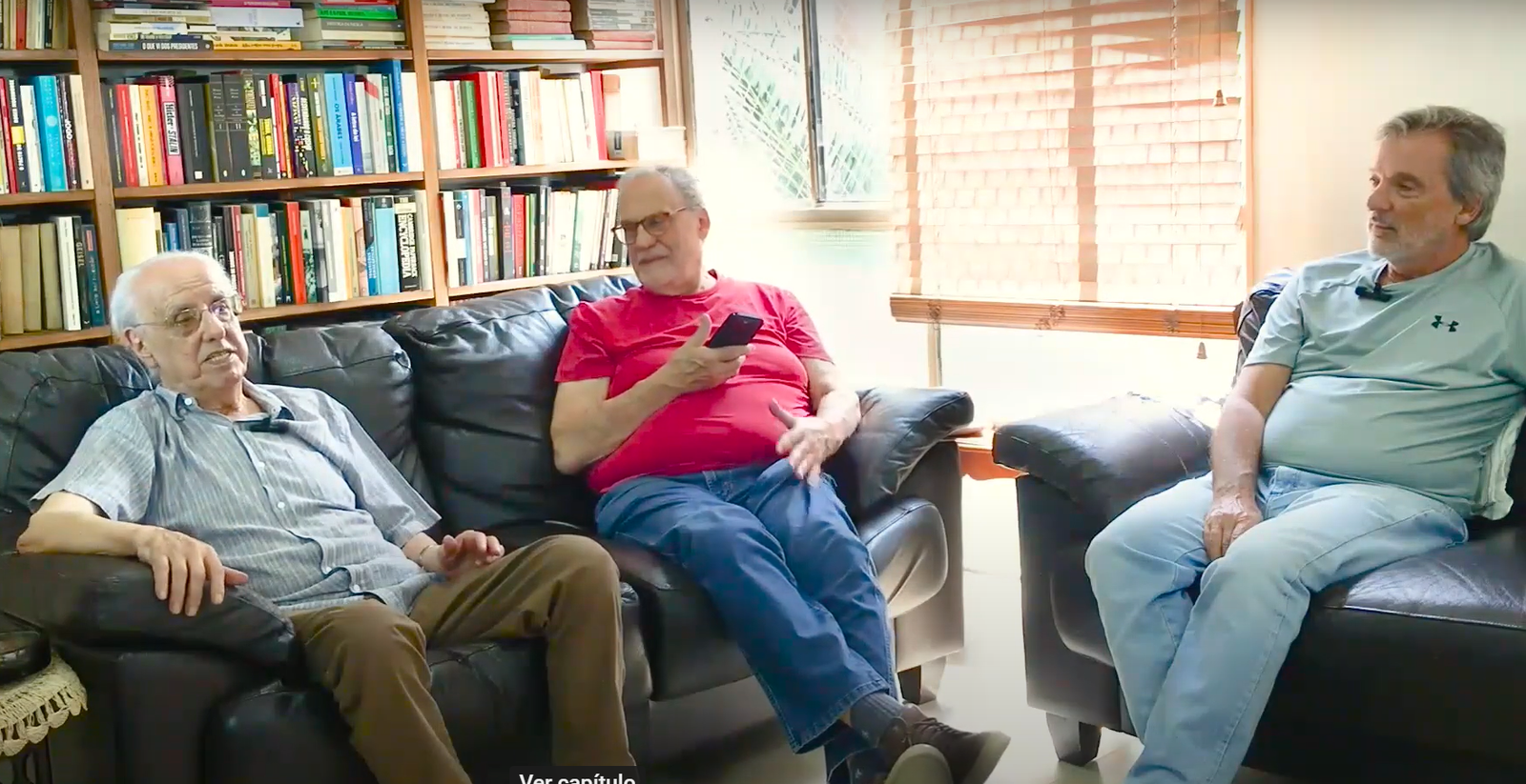 João Guilherme Vargas Netto com Celso Napolitano e Luiz Antônio Barbagli