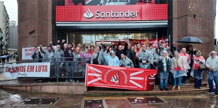 UNI Américas denuncia práticas antissindicais do Banco Santander na América Latina