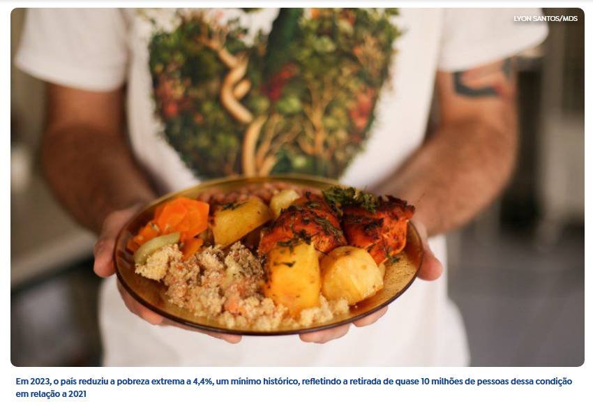 Brasil sai do Mapa da Fome da ONU