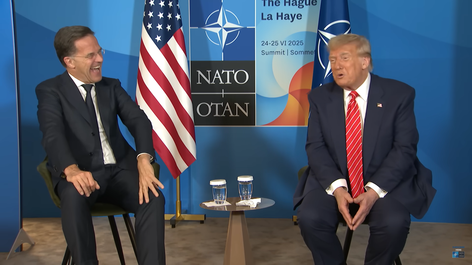 Trump e Rutte na entrevista coletiva do dia 25 de junho: deboche sobre guerras Trump e Rutte na entrevista coletiva do dia 25 de junho: deboche sobre guerras