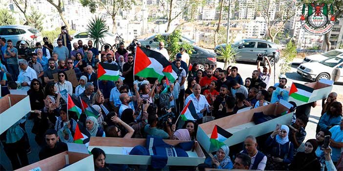 FENAJ convoca jornalistas e sindicatos em defesa de colegas palestinos