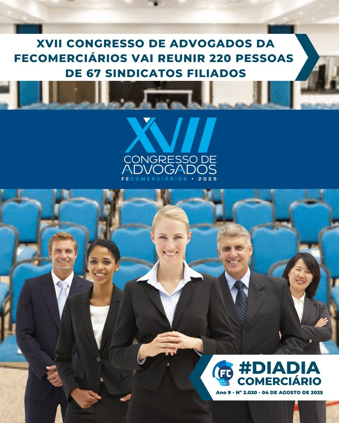 O Congresso de Advogados da Fecomerciários oferece palestras e painéis importantes. O Congresso de Advogados da Fecomerciários oferece palestras e painéis importantes.