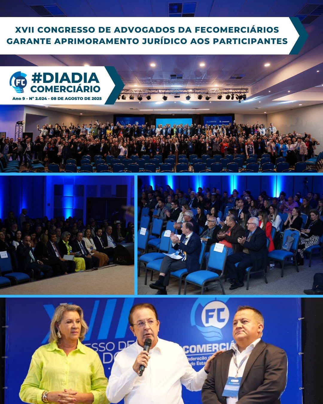 Congresso de Advogados da Fecomerciários fortaleceu a advocacia nas entidades sindicais comerciais.