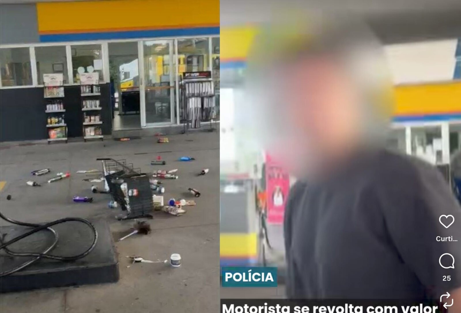 Sindicato apoiou frentista agredida por cliente em Jundiaí