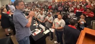 Márcio Ferreira reforça união sindical e comércio justo no México