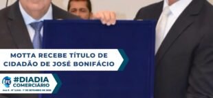 Luiz Carlos Motta foi agraciado com o Título de Cidadão de José Bonifácio. Descubra os detalhes desta importante conquista.