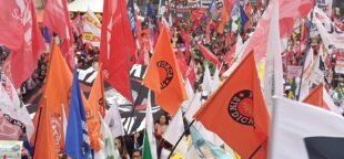 Dirigentes das centrais sindicais se reúnem com Paulinho da Força para dialogar sobre o PL da Anistia e reivindicações. Foto: Centrais Sindicais fazem ato pela soberiania, junto com movimento social, no Dia da Independência de 2025.