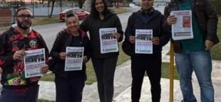 Campanha Salarial dos Metalúrgicos: distribuição do boletim.