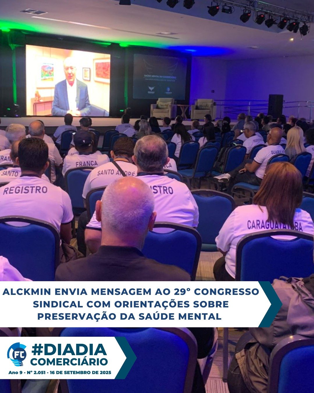 No 29º Congresso Sindical, Alckmin discute saúde mental e apresenta dicas valiosas para um bem-estar integral e acessível. No 29º Congresso Sindical, Alckmin discute saúde mental e apresenta dicas valiosas para um bem-estar integral e acessível.