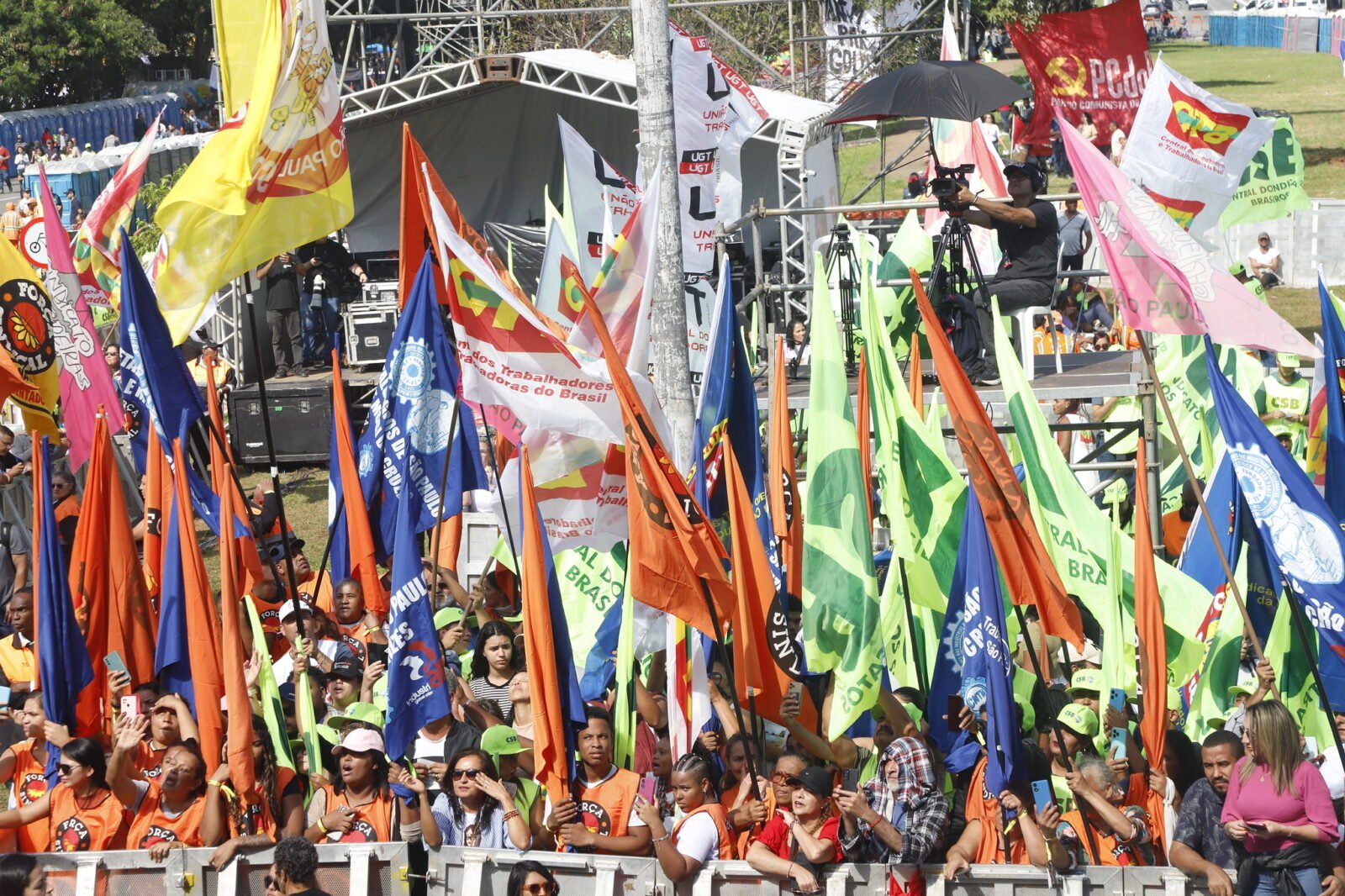 Os sindicatos se tornaram uma conquista da modernidade, lutando pela justiça social. Foto: Primeiro de Maio de 2025, Jalcio Santana