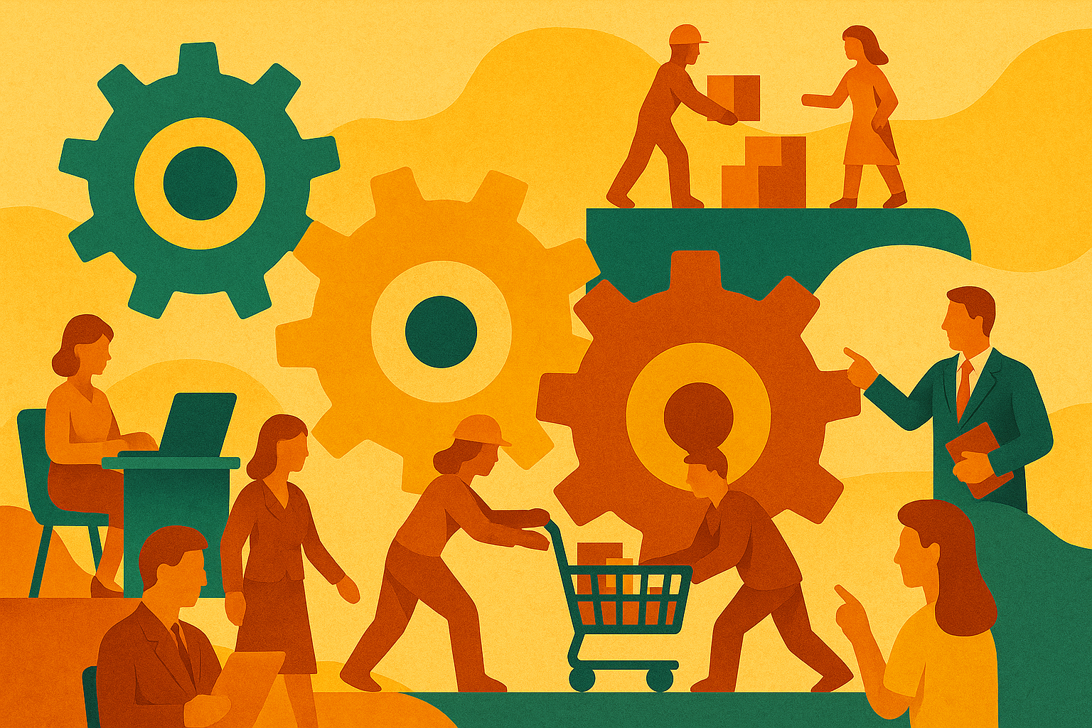 Reduzir a jornada e melhorar os salários beneficia os trabalhadores e o desenvolvimento do país