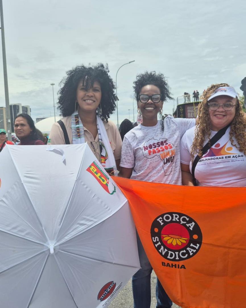 Participação na Marcha das Mulheres Negras