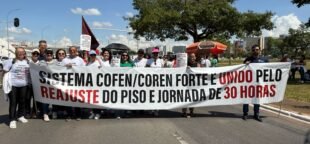 Marcha da enfermagem em Brasília defenderá o valorização salarial para profissionais da saúde.