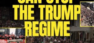 Stop Trump Now! Imagem reproduzida das redes sociais do Party for Socialism and Liberation