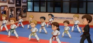 Programa de Iniciação Esportiva Fecomerciários em Karat é sucesso absoluto!
