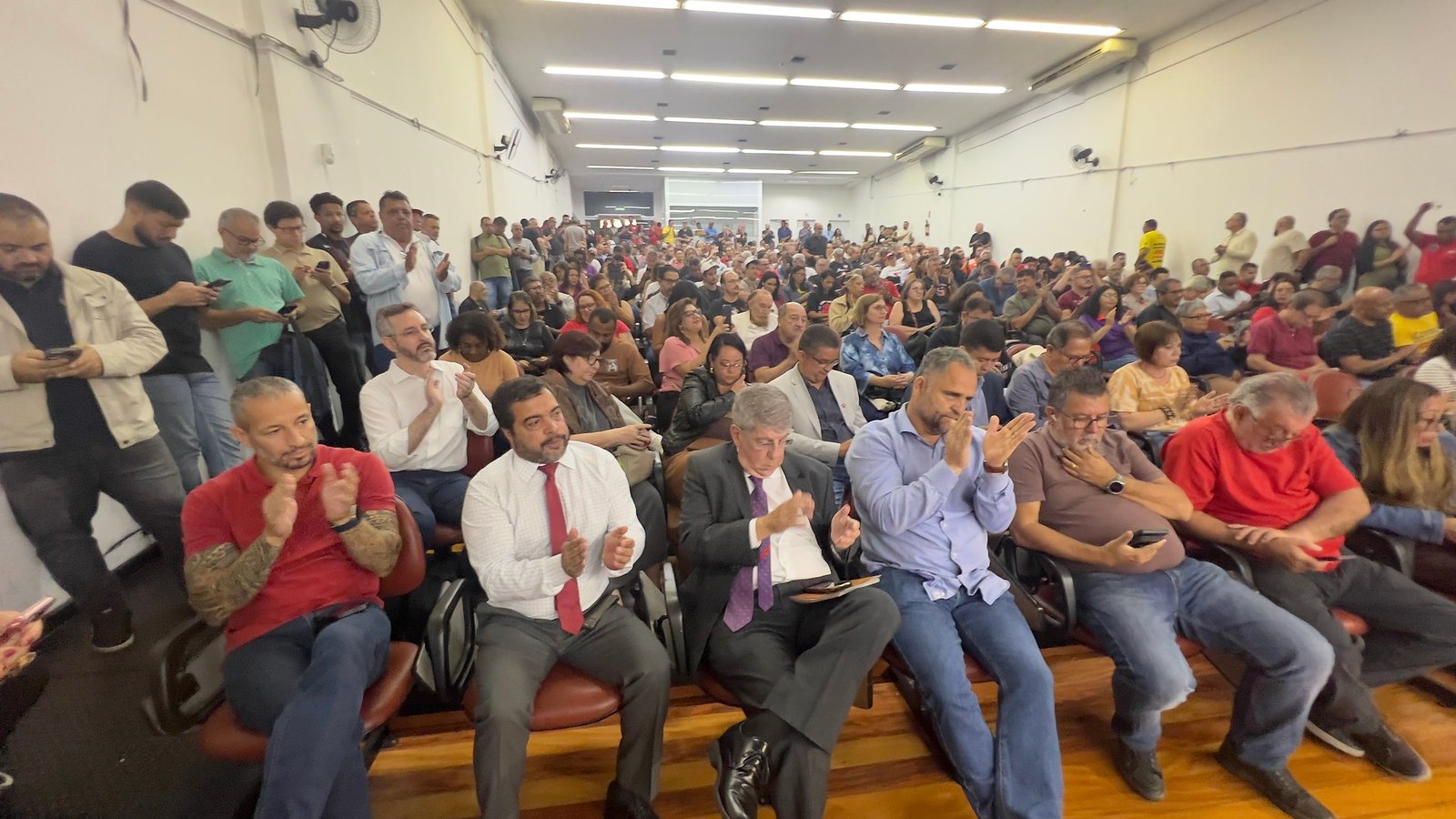 Sindicalistas debatem o ano eleitoral de 2026/Foto: Jaelcio Santana Sindicalistas debatem o ano eleitoral de 2026/Foto: Jaelcio Santana