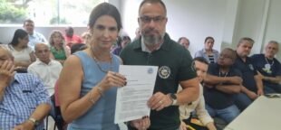 USTL se reúne com os novos Auditores-Fiscais do Trabalho de Piracicaba. Artur Bueno Júnior entrega ofício à gerente regional do MTE.