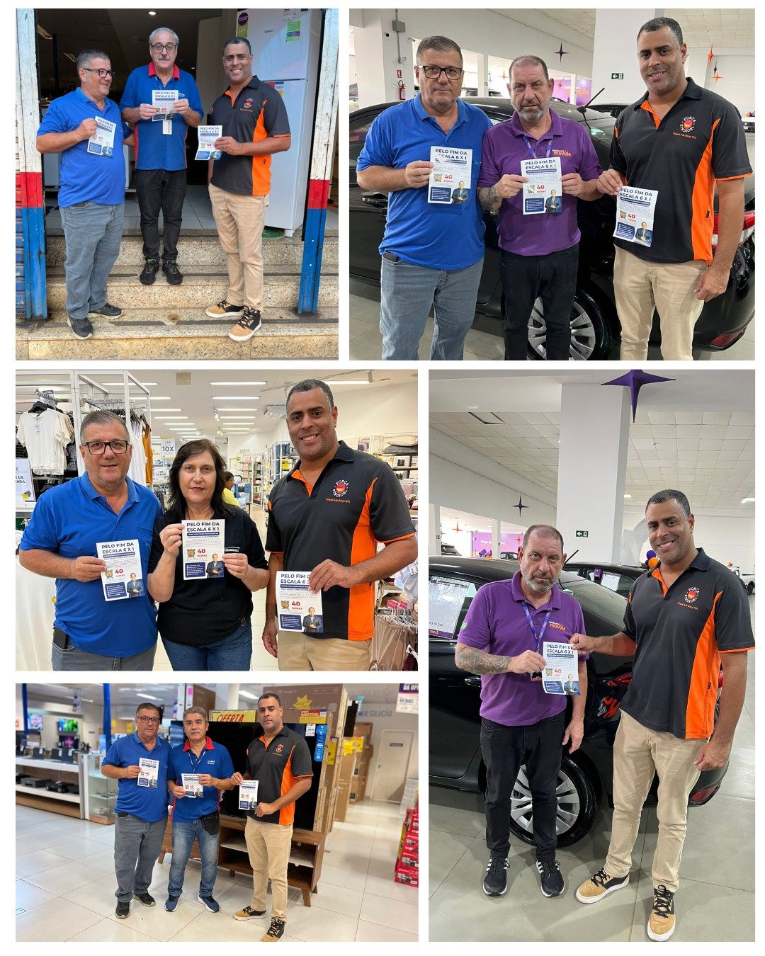 Sincomerciários mobiliza comércio por escala 5x2 em São Carlos