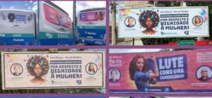 Dia Internacional da Mulher: outdoors e campanhas destacam a importância das mulheres no comércio e na sociedade.