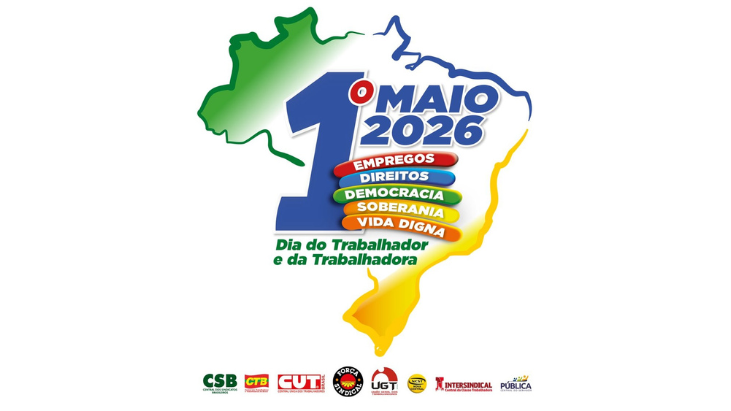 Centrais lançam marca unificada do 1º de Maio