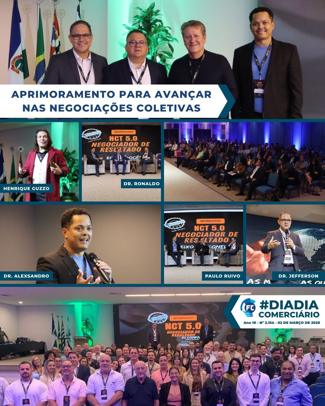 O Workshop da Fecomerciários trouxe temas relevantes sobre negociações e conflitos, com especialistas renomados em Avaré. O Workshop da Fecomerciários trouxe temas relevantes sobre negociações e conflitos, com especialistas renomados em Avaré.