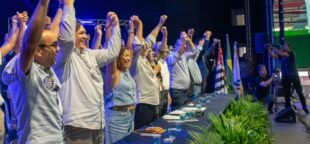 Metalúrgicos de Guarulhos presente na posse da Federação