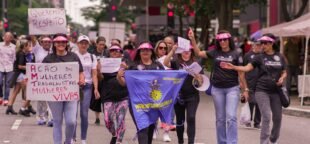 Metalúrgicas de Guarulhos no Ato do Dia da Mulher