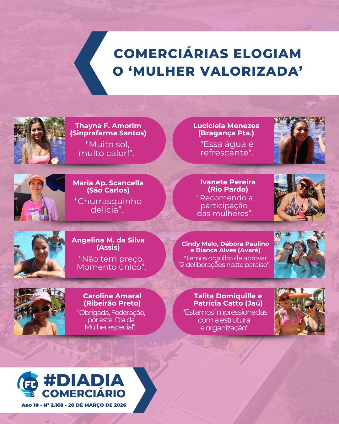 a 16ª ‘Mulher Valorizada’ superou expectativas com a participação de quatro mil trabalhadoras e momentos inesquecíveis.