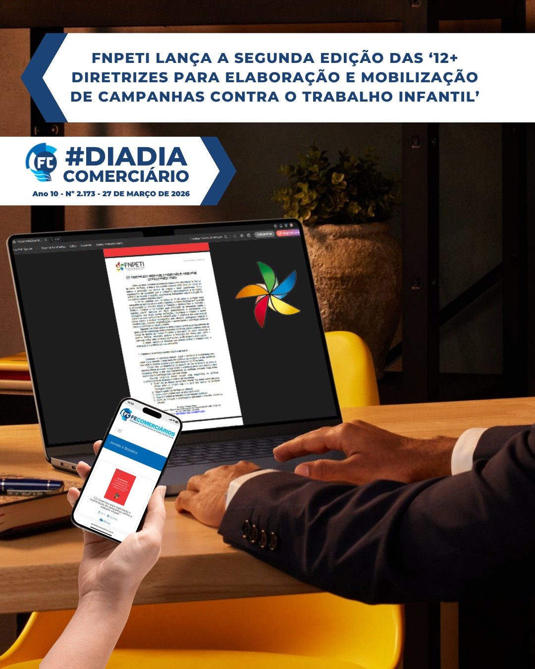 Saiba mais sobre as 12+ diretrizes do FNPETI para a mobilização de campanhas contra o trabalho infantil e a proteção de adolescentes. Saiba mais sobre as 12+ diretrizes do FNPETI para a mobilização de campanhas contra o trabalho infantil e a proteção de adolescentes.