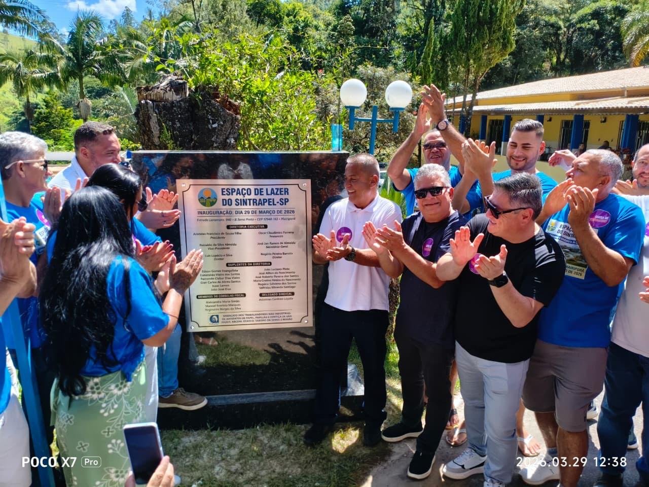 Sintrapel inaugura Centro de Lazer e reforça mobilização