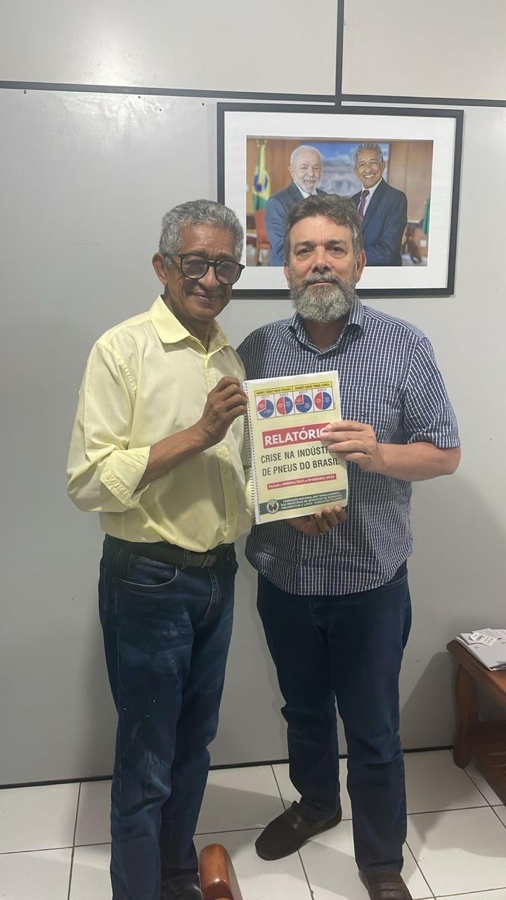 Deputado Vicentinho reúne-se com o presidente do Sintrabor, Márcio Ferreira, e se compromete em apoiar a nossa categoria em defesa do emprego e contra a concorrência desleal dos pneus