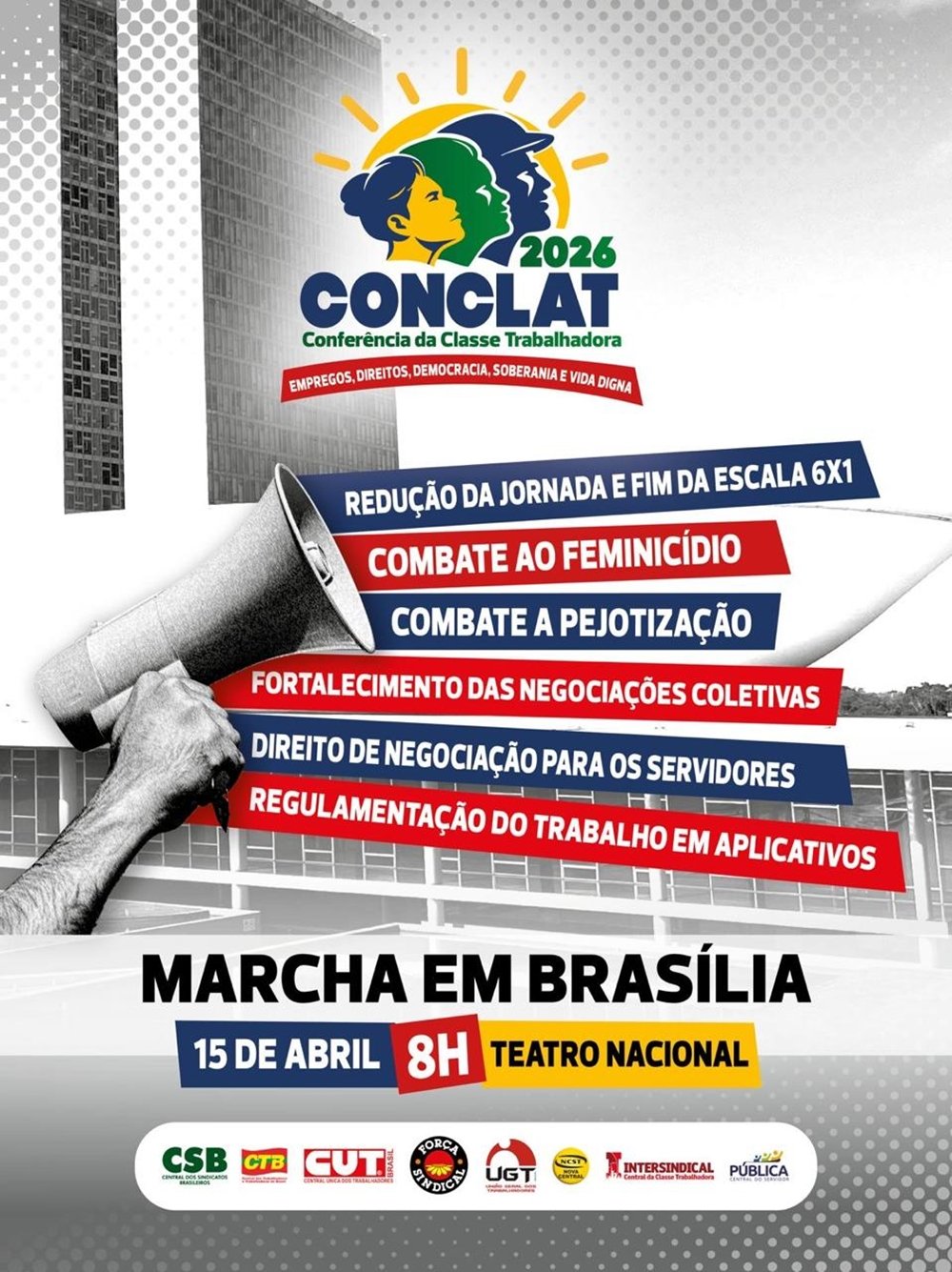 Cartaz da Conclat 2026