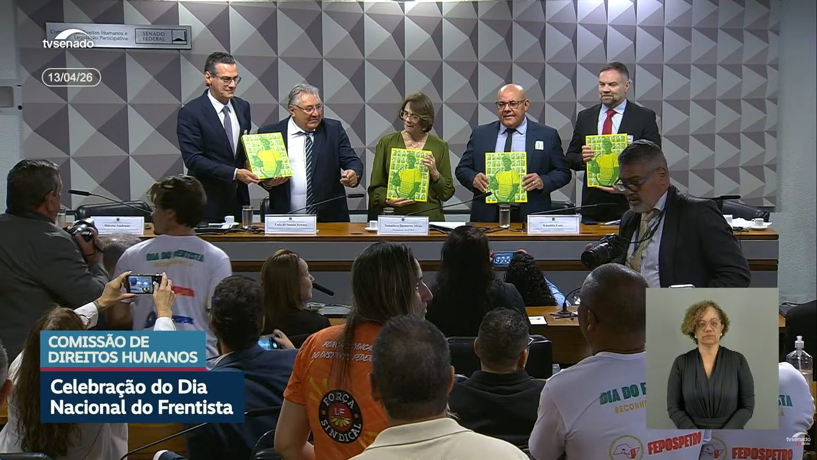 Comissão de Direitos Humanos do Senado celebra a contribuição dos frentistas em audiência pública especial.