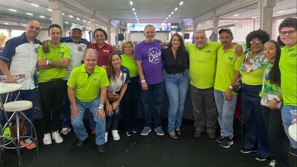 Organizadores do ato da CSB em Itatiba-SP