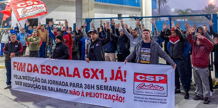 Metalúrgicos ampliam luta pelo fim da escala 6x1