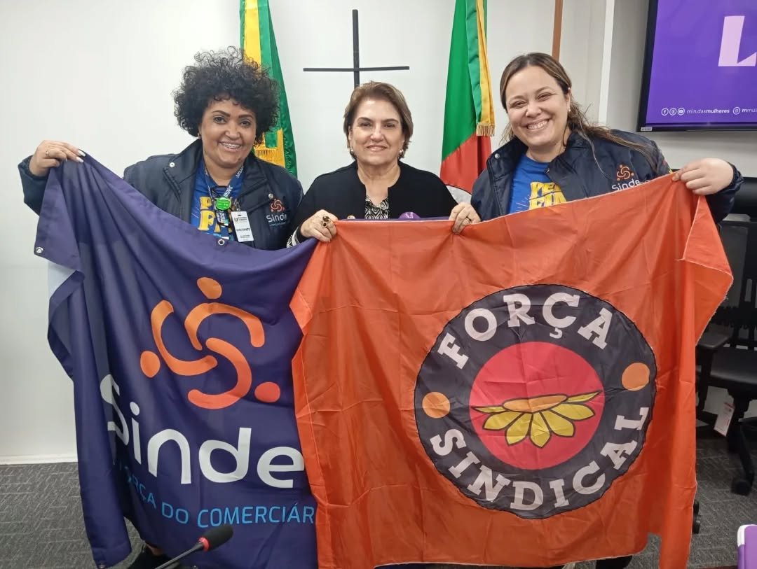 Sindec no evento Tenda Lilás, promovido pelo Ministério das Mulheres, com a participação da Ministra das Mulheres, Márcia Lopes (foto).