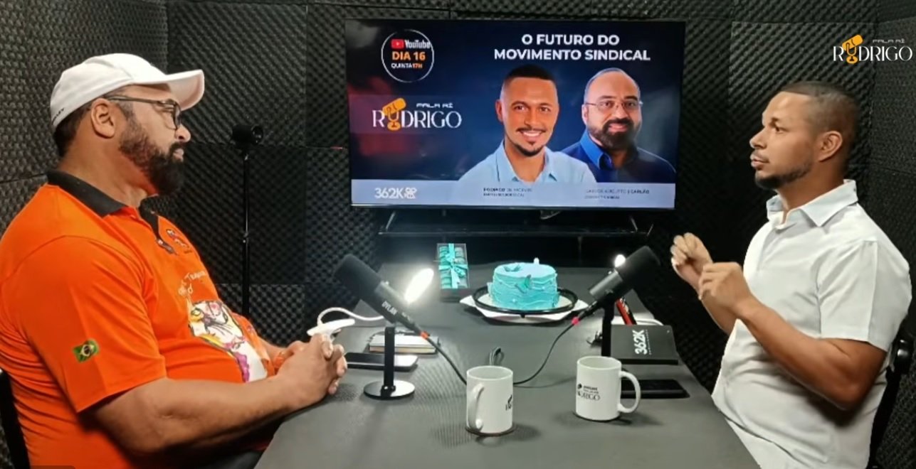 Carlos Augusto dos Santos com Rodrigo de Morais